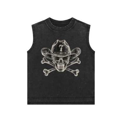 Skull Washed Kids' Tank Top