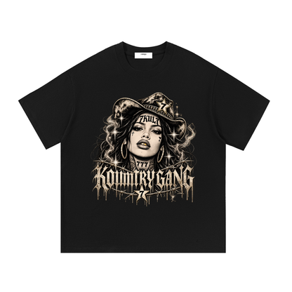 7KULT KOUNTRY GANG LADY Essential Cotton T-Shirt