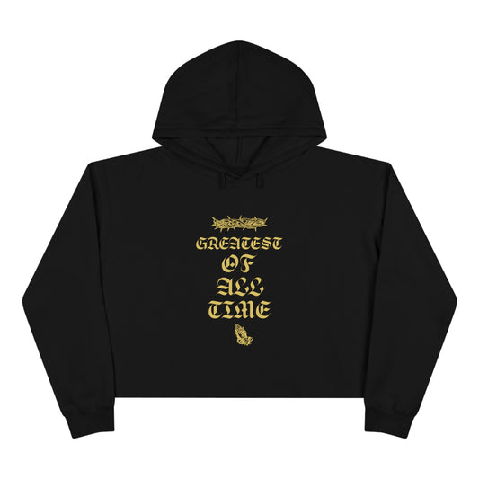 Greatest of All Time Crop Hoodie