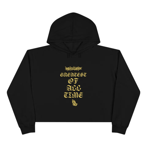 Greatest of All Time Crop Hoodie