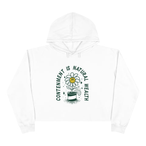 Contentment Crop Hoodie