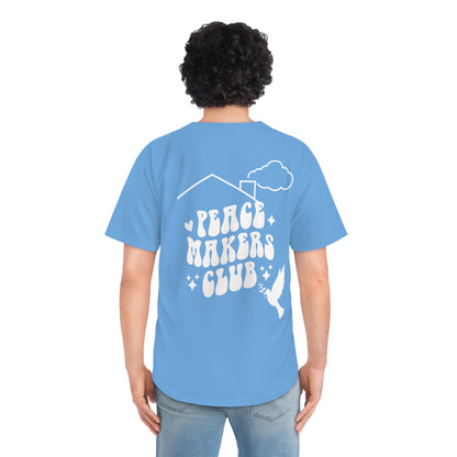 Peace Makers Club Baseball Jersey (Poly Matching Set)