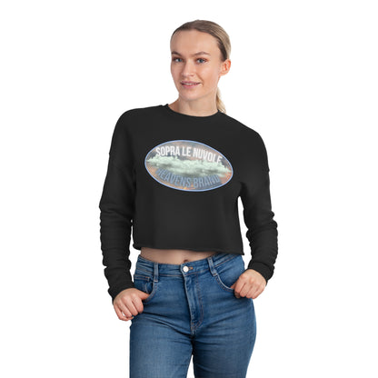 Clouds Above Cropped Crewneck
