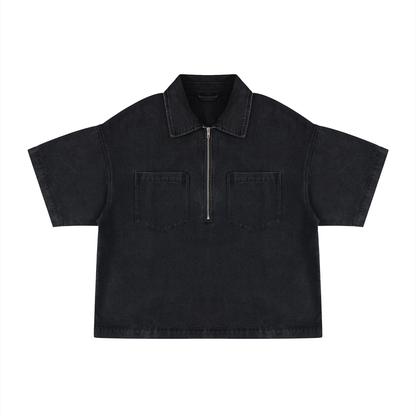 Skeleton Cowboy Denim Shirt