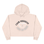 From Darkness to Pure Crop Hoodie