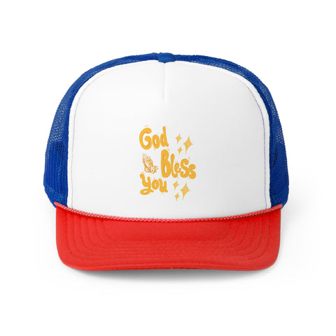 God Bless You Trucker Cap