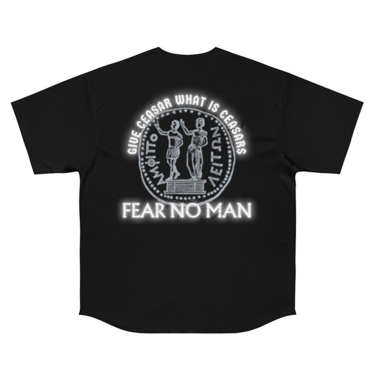 FEAR NO MAN CEASAR COIN BASEBALL JERSEY