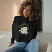 Lily of The Valley Crop Hoodie