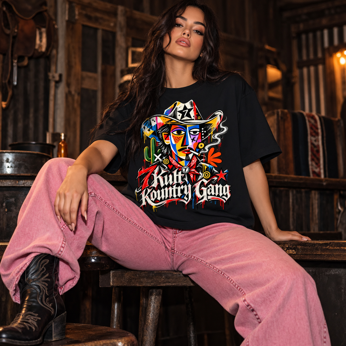 Casso Cowboy Essential Cotton T-Shirt