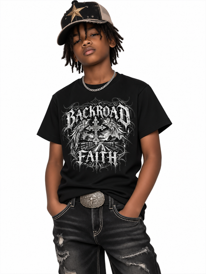 Backroad Faith kids T-Shirt