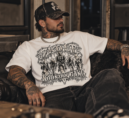7KULT GANG Drop Shoulder T-Shirt