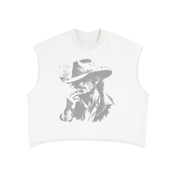 Cowboy Cigar Boxy Tank Top