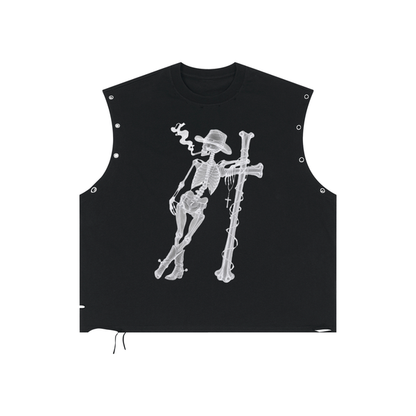 Skeleton Cowboy Tank Top