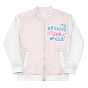 Believe God Can Light Bomber Jacket