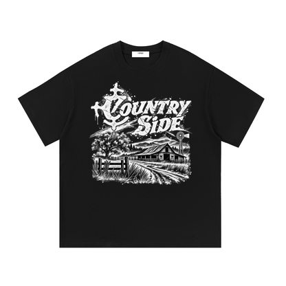 Country Side Essential Cotton T-Shirt