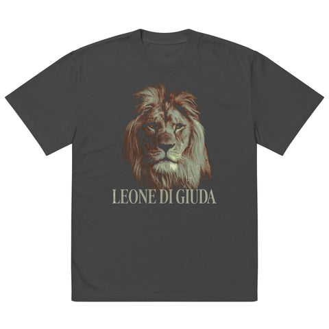 lion faded tshirt