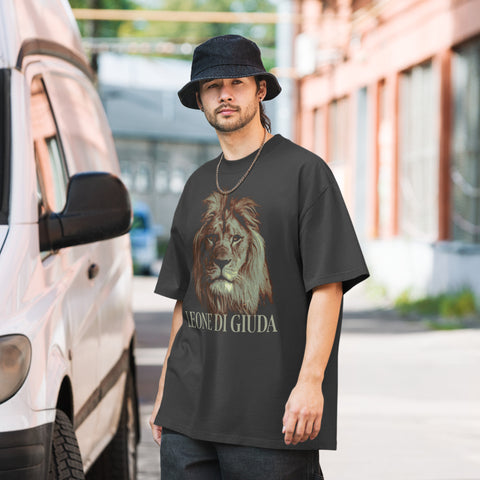 lion faded tshirt