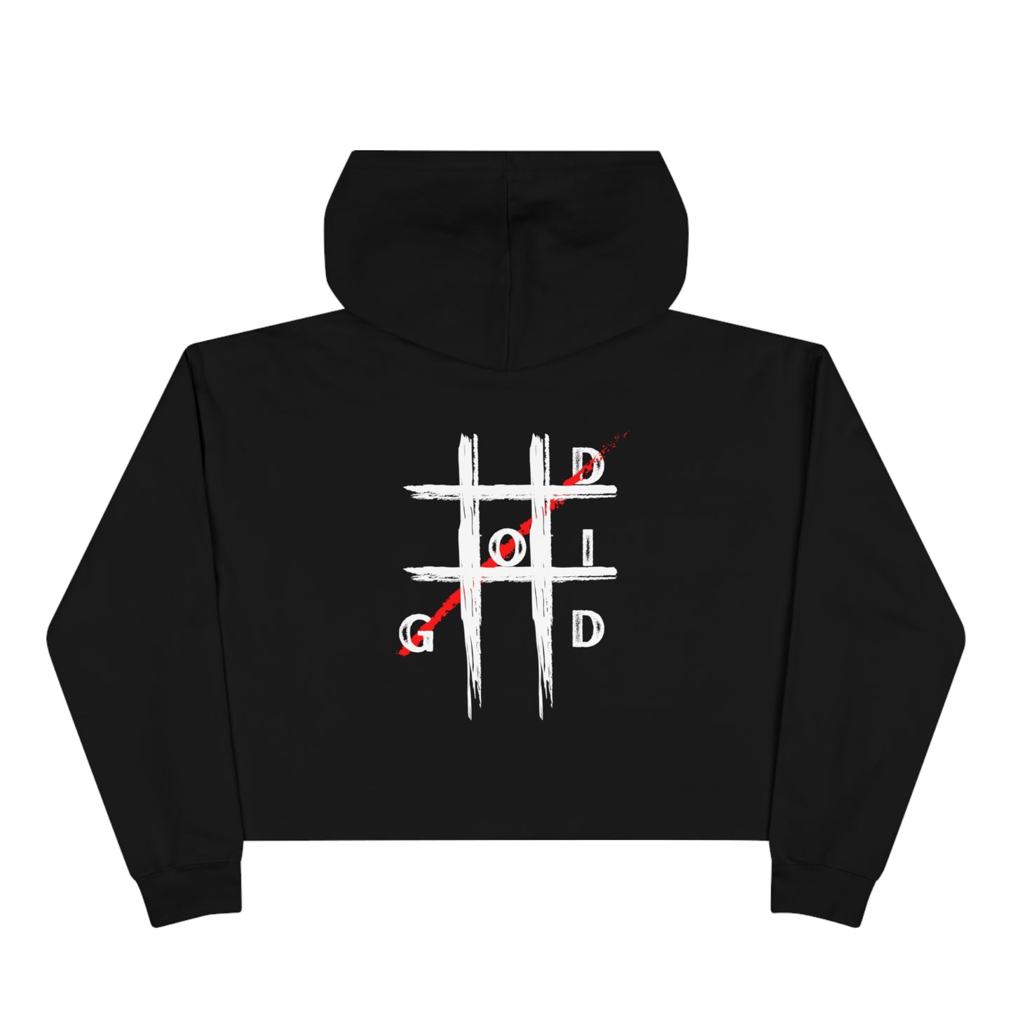 God Did Crop Hoodie
