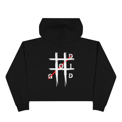 God Did Crop Hoodie