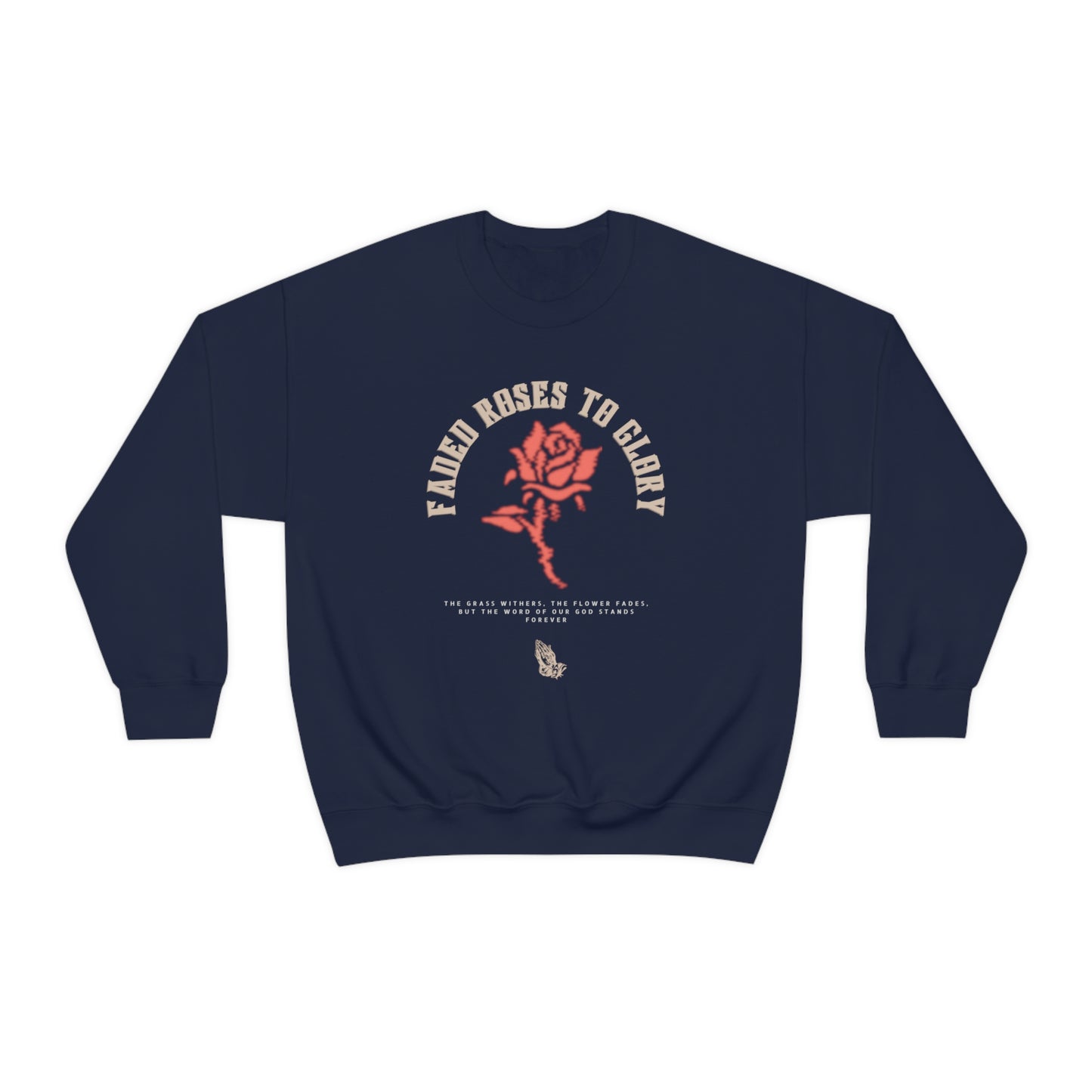 Faded Roses Crewneck Sweatshirt