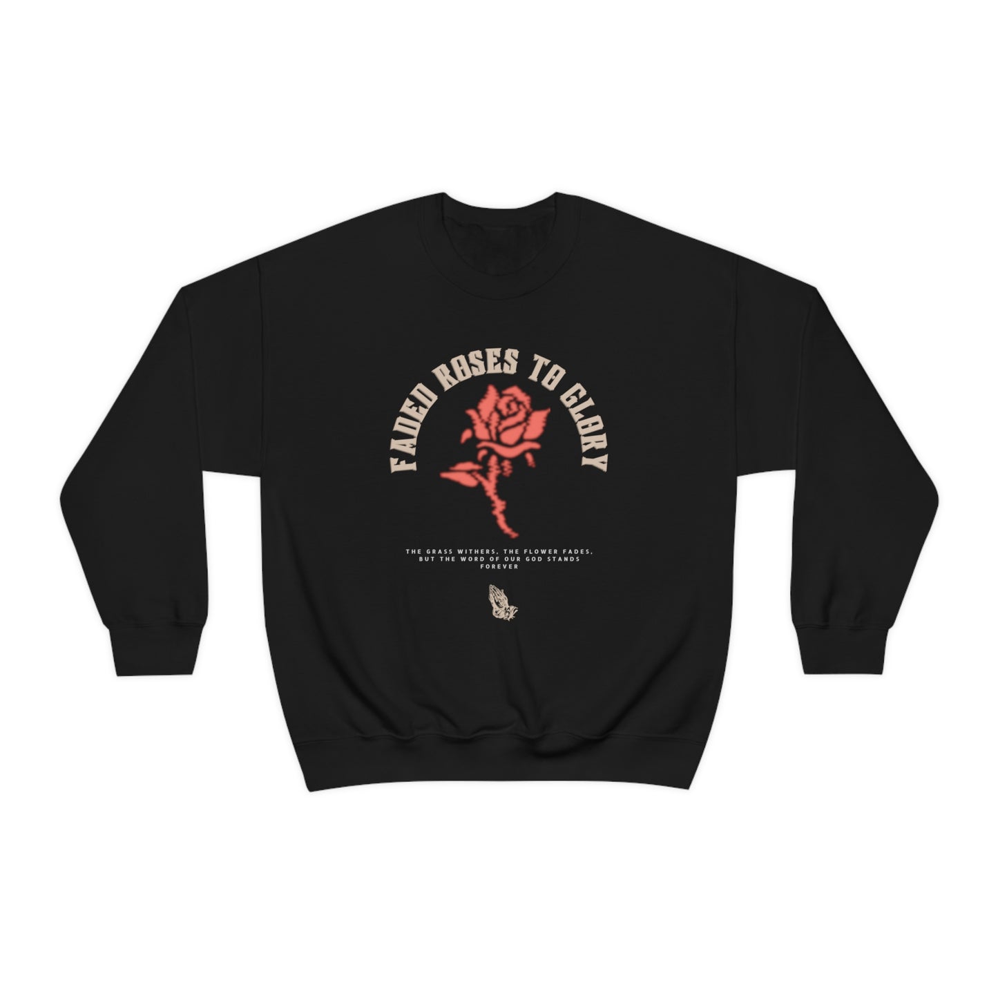 Faded Roses Crewneck Sweatshirt