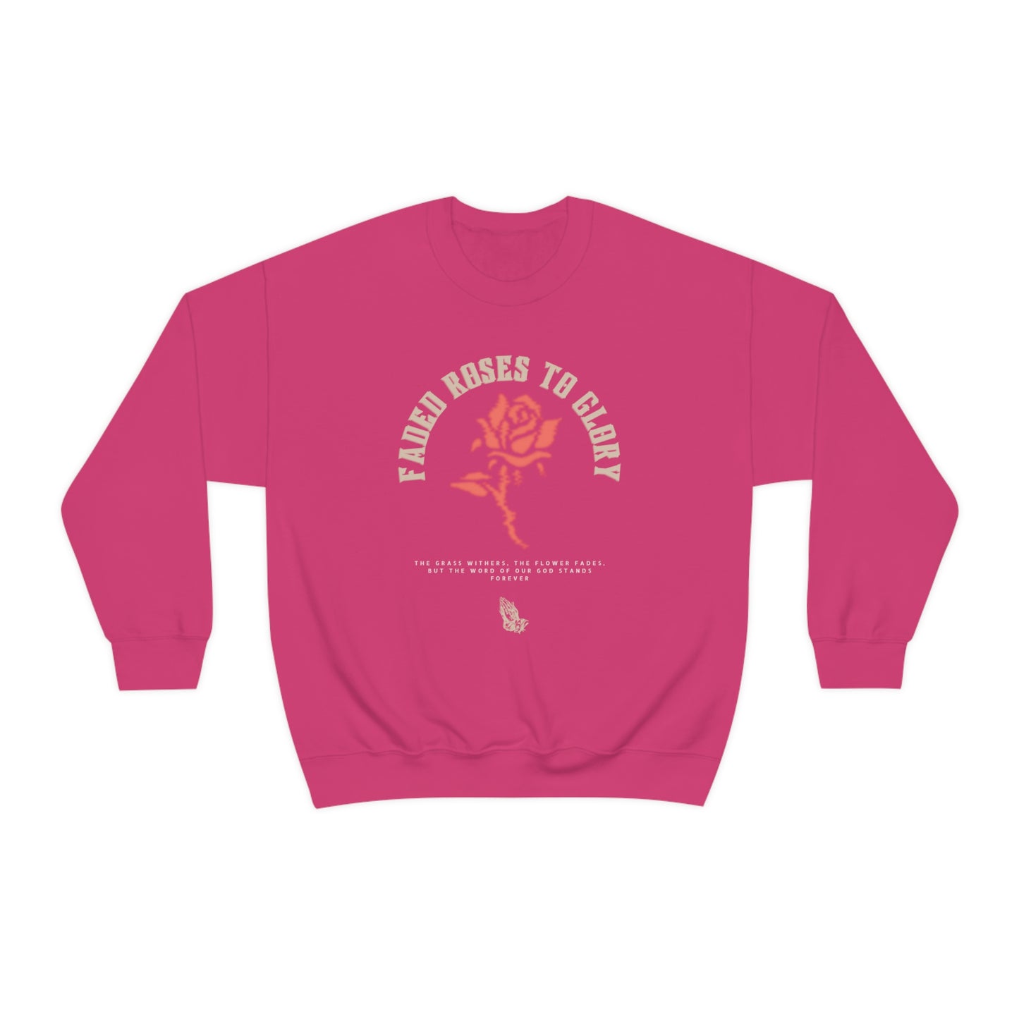 Faded Roses Crewneck Sweatshirt