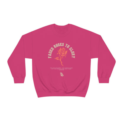 Faded Roses Crewneck Sweatshirt