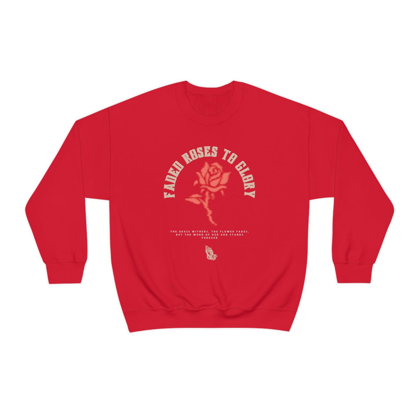 Faded Roses Crewneck Sweatshirt