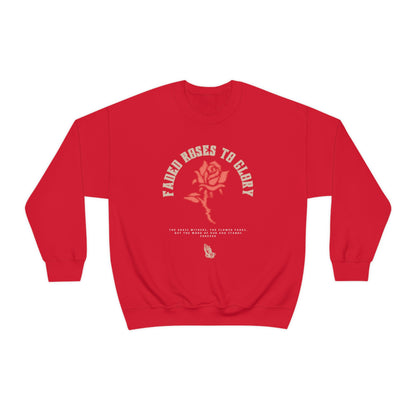 Faded Roses Crewneck Sweatshirt